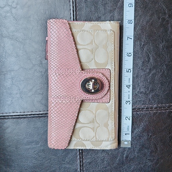 Coach Jacquard print turn lock wallet - Picture 10 of 12